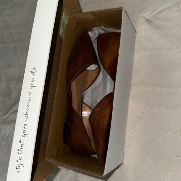 a new day Dark Brown Pointed-Toe Flats - Picture 4 of 5